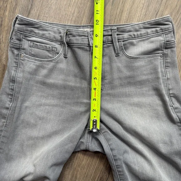 Athleta Light Gray Women's Skinny Jeans - Sculptek - Size 6 Tall - Picture 7 of 14